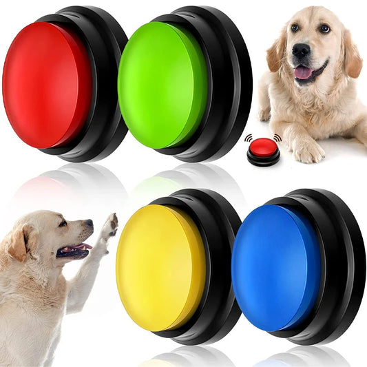 Funny Recordable Pet Toy – Talking Buttons for Dogs & Cats