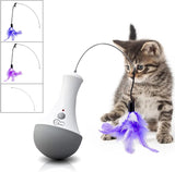 Interactive Feather Cat Toy – Fun, Automatic Indoor Play