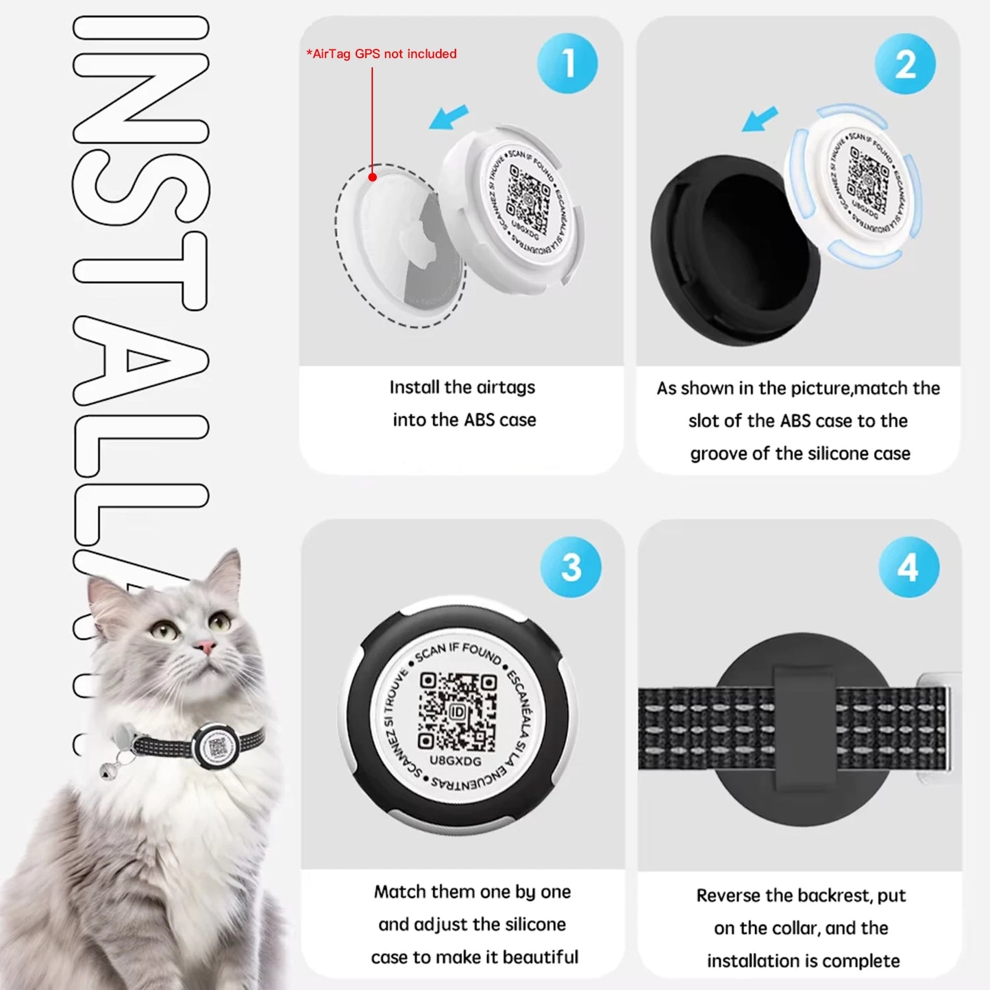 GPS Tracker Cat Collar – Smart Safety & Location Tracking