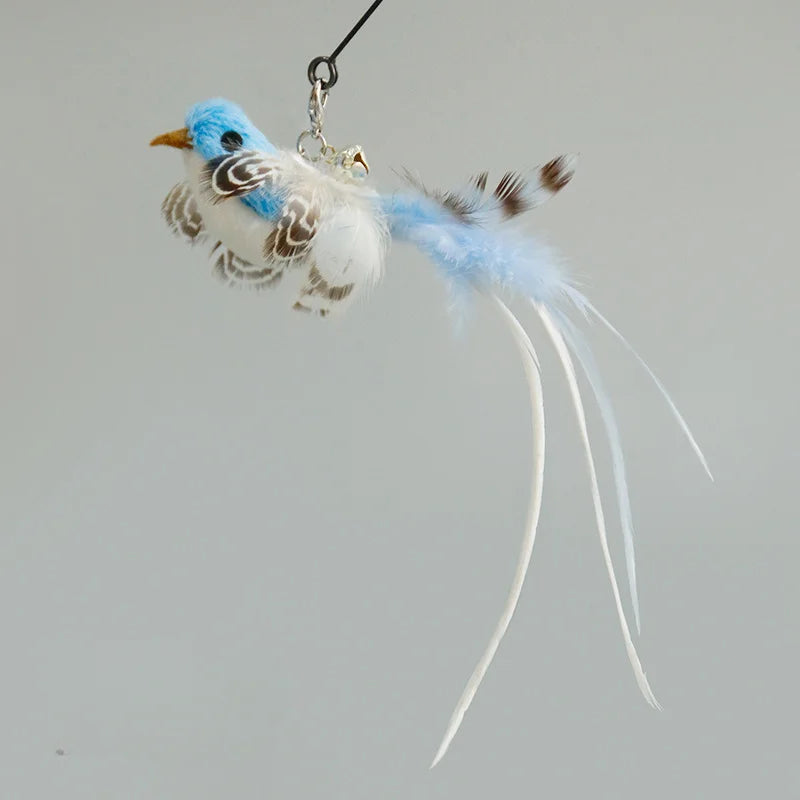 Handfree Feather Cat Wand – Interactive Hunting & Exercise Toy