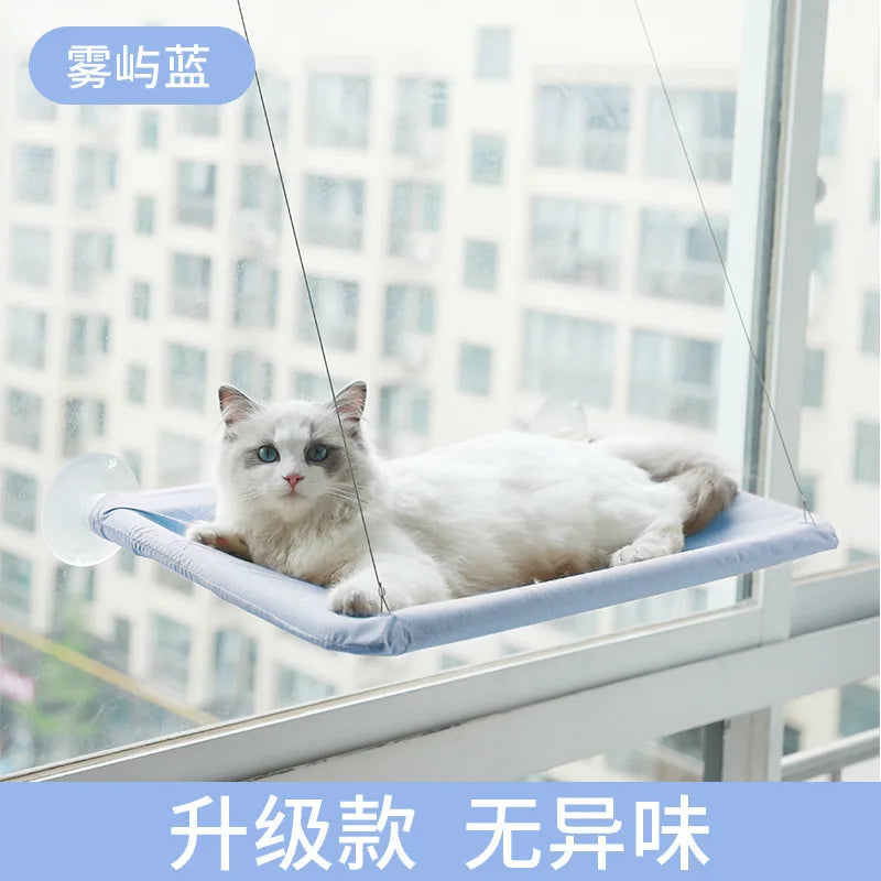 20KG Hanging Cat Hammock – Comfortable Sunny Window Seat for Cats & Kittens