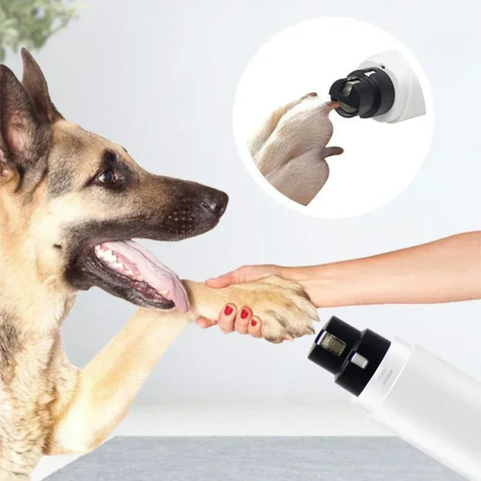 Electric Pet Nail Clipper – USB Rechargeable Nail Grinder for Dogs & Cats