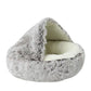 Soft Plush Pet Bed – Warm Sleeping Nest for Cats & Small Dogs