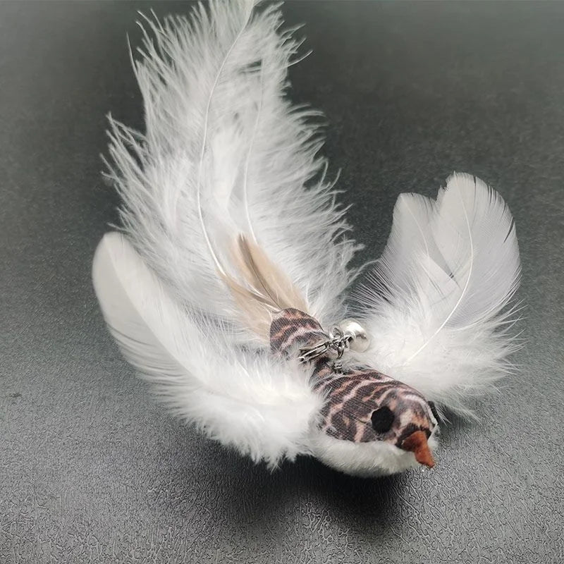 Handfree Feather Cat Wand – Interactive Hunting & Exercise Toy