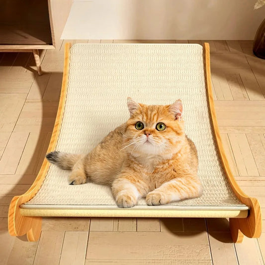 Wooden Cat Scratching Pads – Multifunctional Cat Bed & Toy
