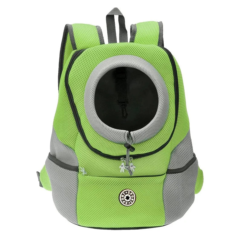Double Shoulder Outdoor Pet Carrier Bag – Comfortable Travel for Dogs