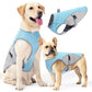 Dog Cooling Vest Dog Harness Cooler Jacket with Portable Water Bottle, for Walking Dog, Outdoor Camping and Hunting Training