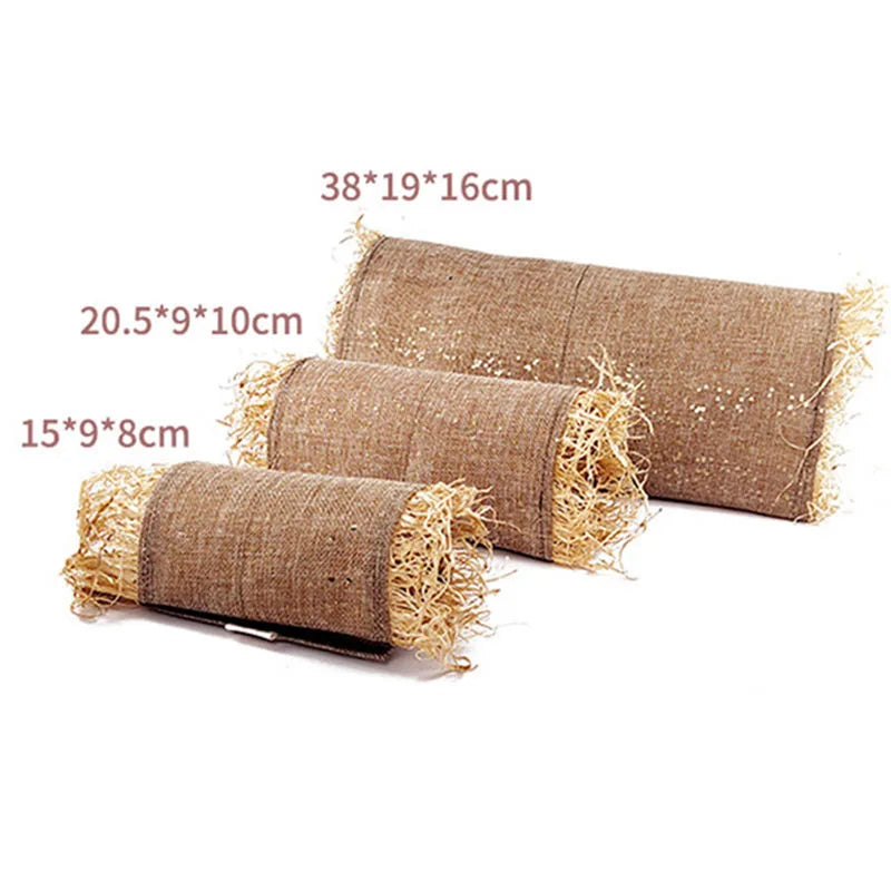 Rabbit Hideaway Toy – Grass Straw Adventure Tunnel