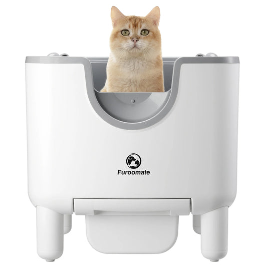 F6 Self-Cleaning Litter Box – Automatic, Odor-Controlled & Safe