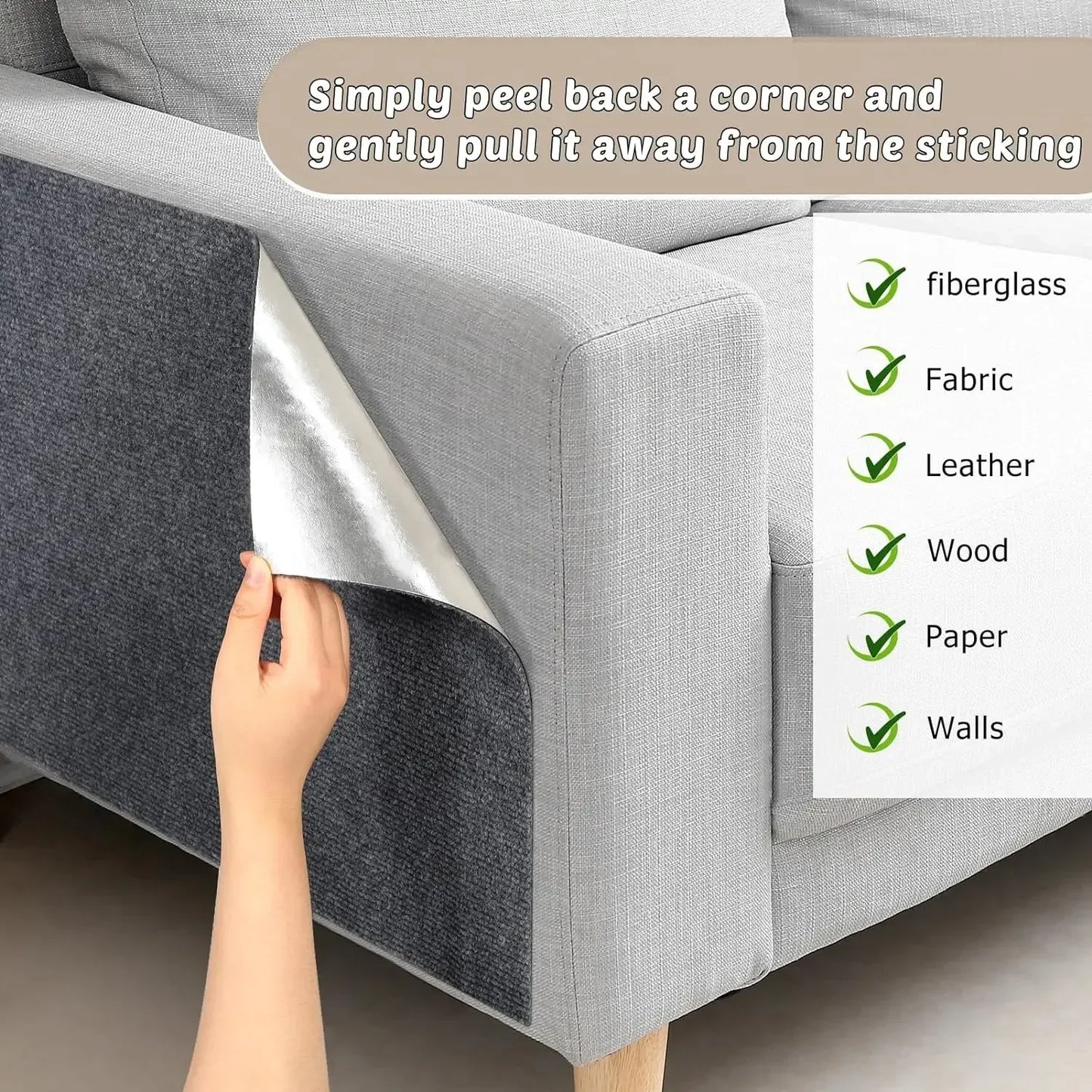 7 Colors Cat Scratcher – Sofa Protector & DIY Scratch Mat