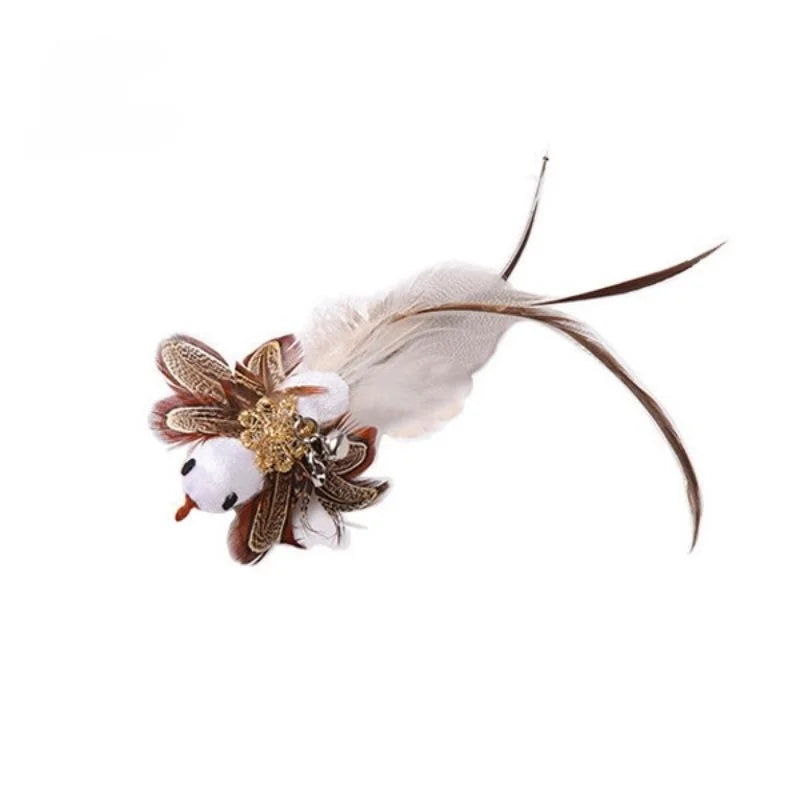 Handfree Feather Cat Wand – Interactive Hunting & Exercise Toy