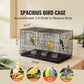 SucceBuy 30in Flight Bird Cage – Stackable & Travel-Ready